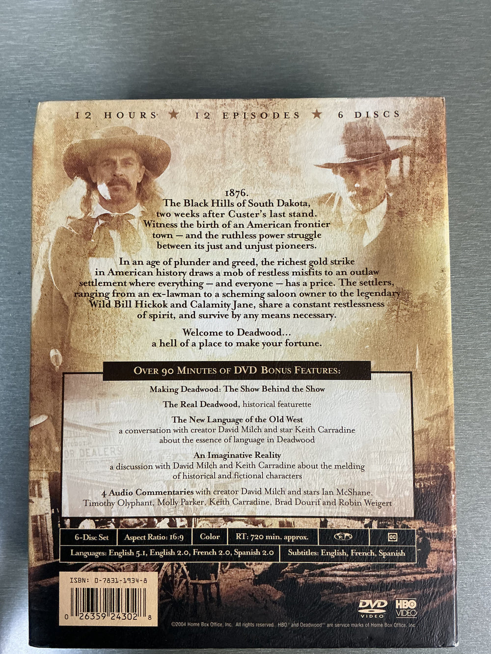 Deadwood: The Complete First Season. DVD.