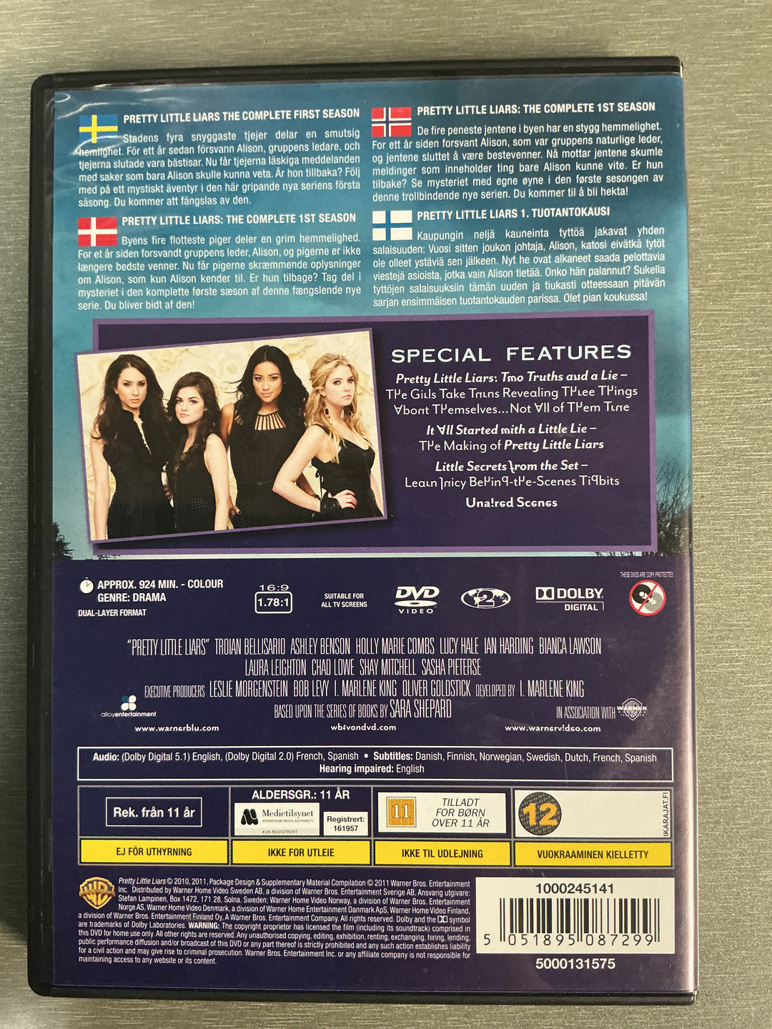 Pretty Little Liars: Sesong 1 (2010). DVD.
