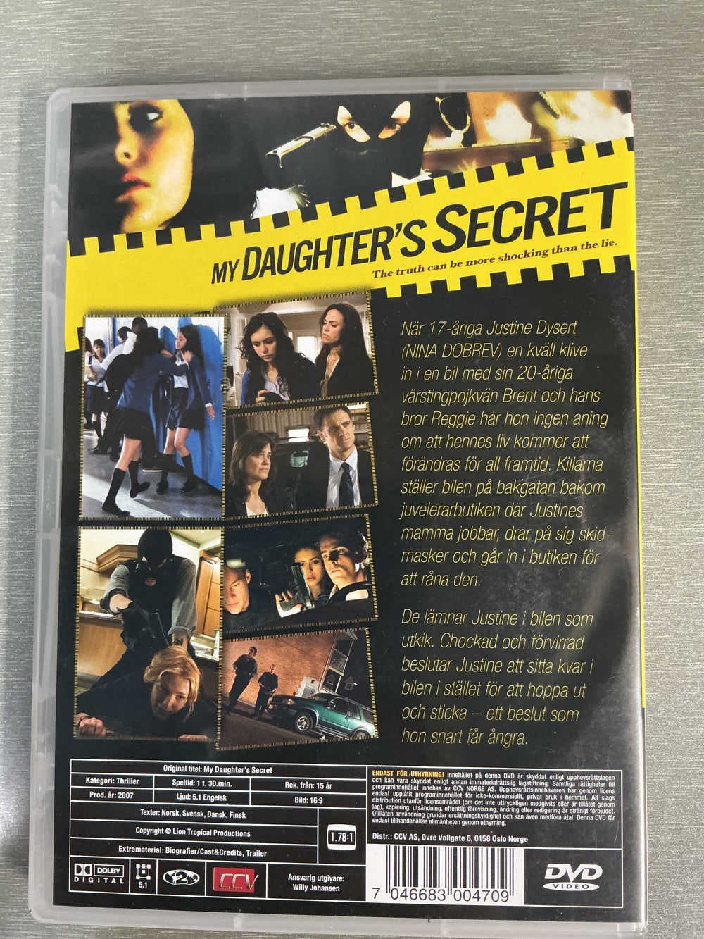 My Daughter’s Secret. 2007. DVD.