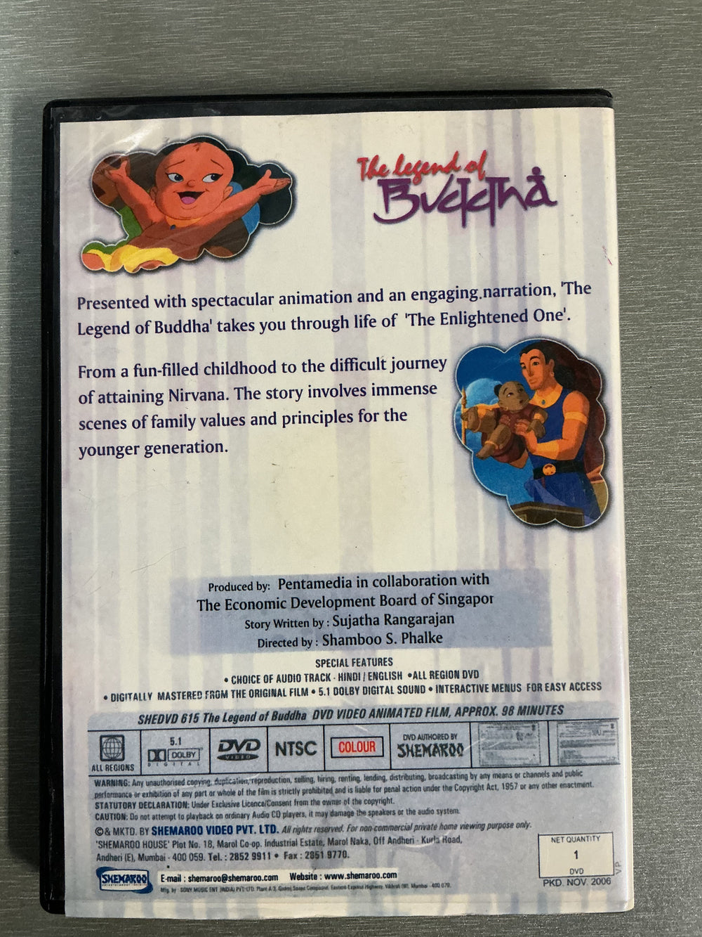 The Legend of Buddha. 2004. DVD.