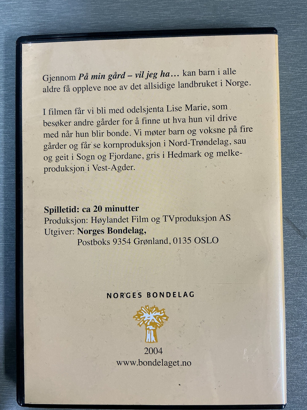 Den grønne skulen: På min gård. DVD.