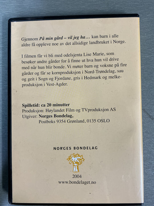 Den grønne skulen: På min gård. DVD.