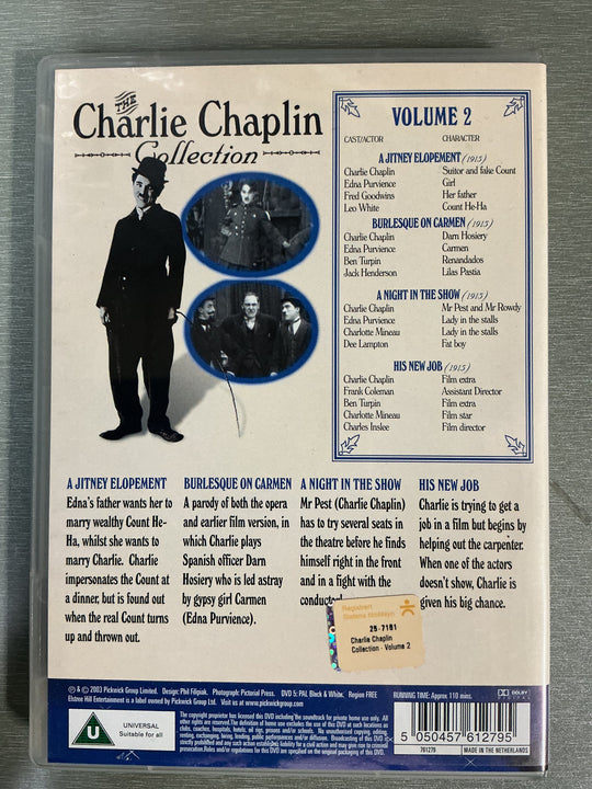 The Charlie Chaplin Collection Vol. 2. DVD.