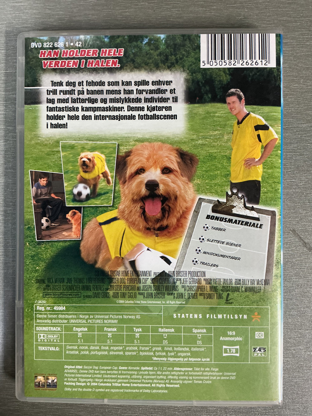 Soccer Dog: European Cup. 2004. DVD.