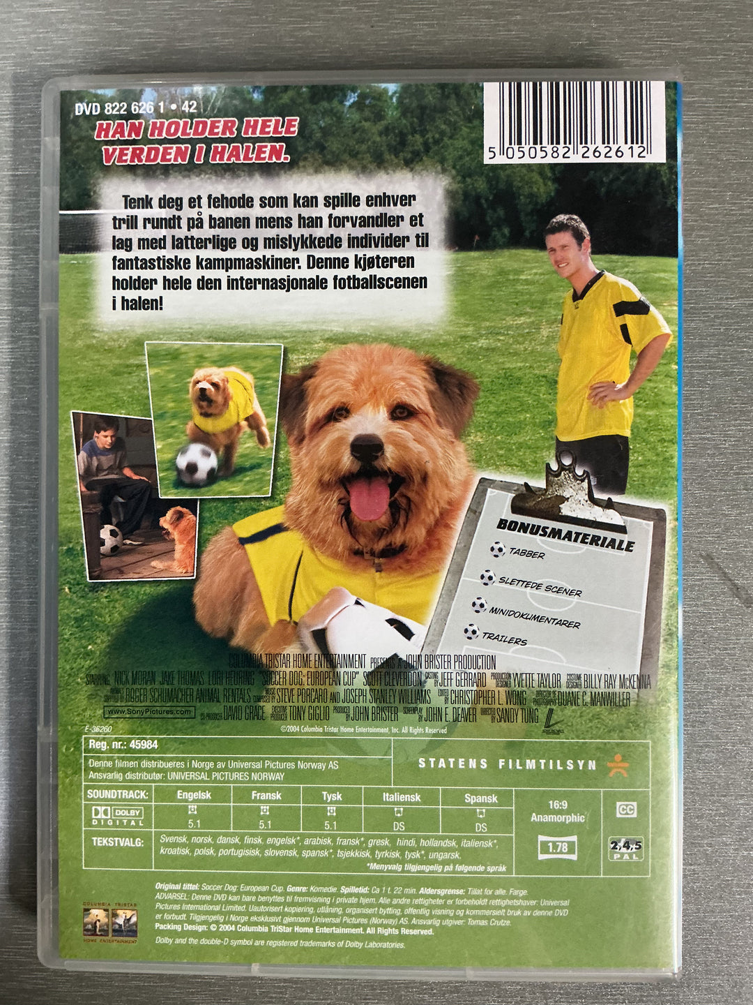 Soccer Dog: European Cup. 2004. DVD.
