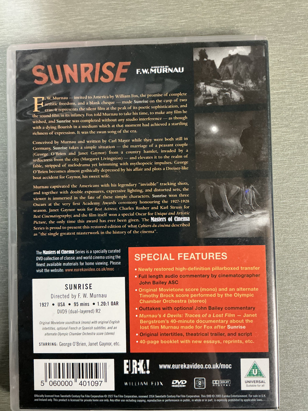 Sunrise: A Song of Two Humans. 1927. DVD.