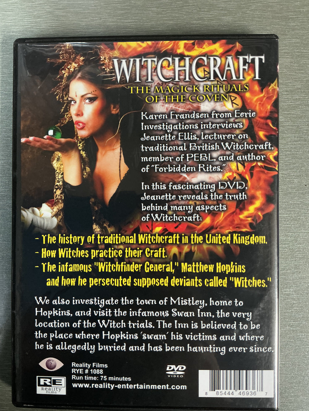 Witchcraft: The Magick Rituals of the Coven. DVD.
