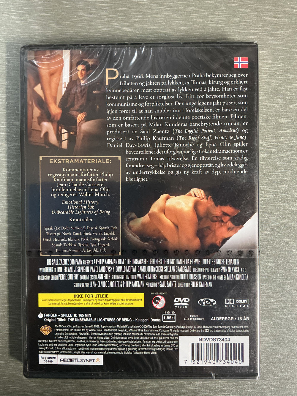 The Unbearable Lightness of Being. 1988. DVD.