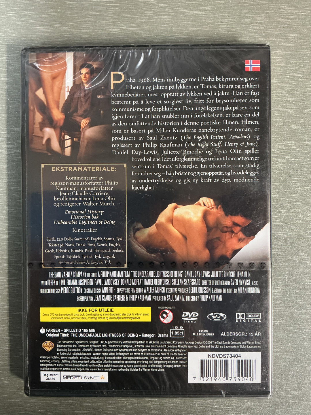 The Unbearable Lightness of Being. 1988. DVD.