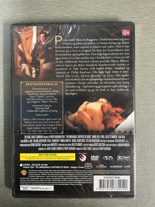 The Unbearable Lightness of Being. 1988. DVD.