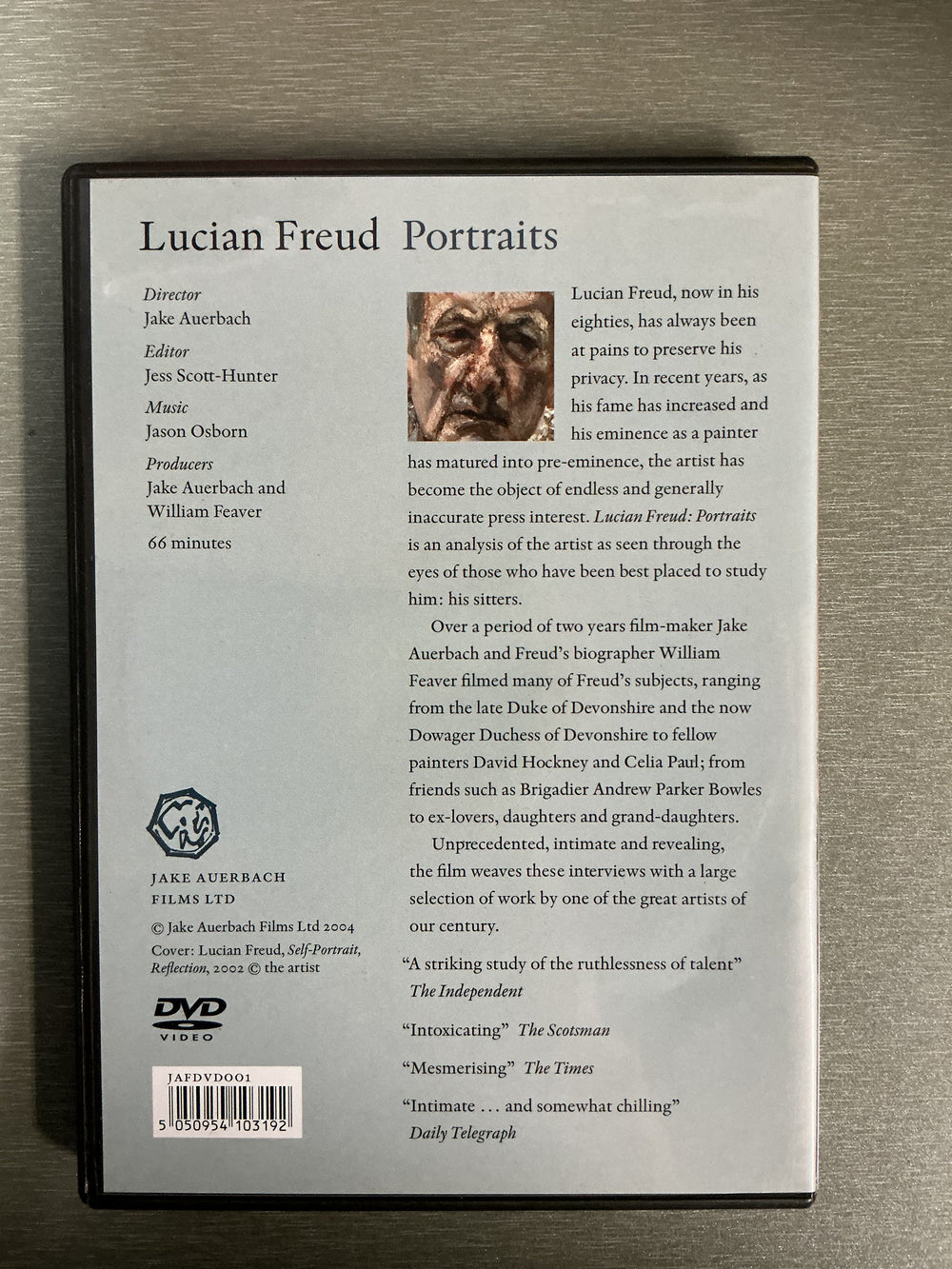 Lucian Freud: Portraits. DVD.