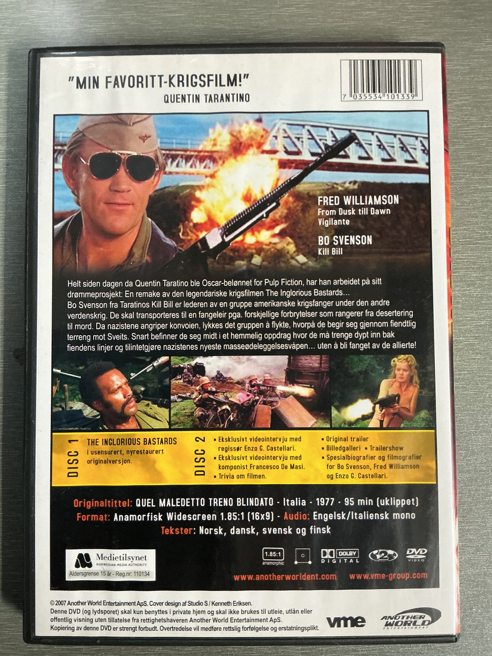 The Inglorious Bastards (1978). DVD.