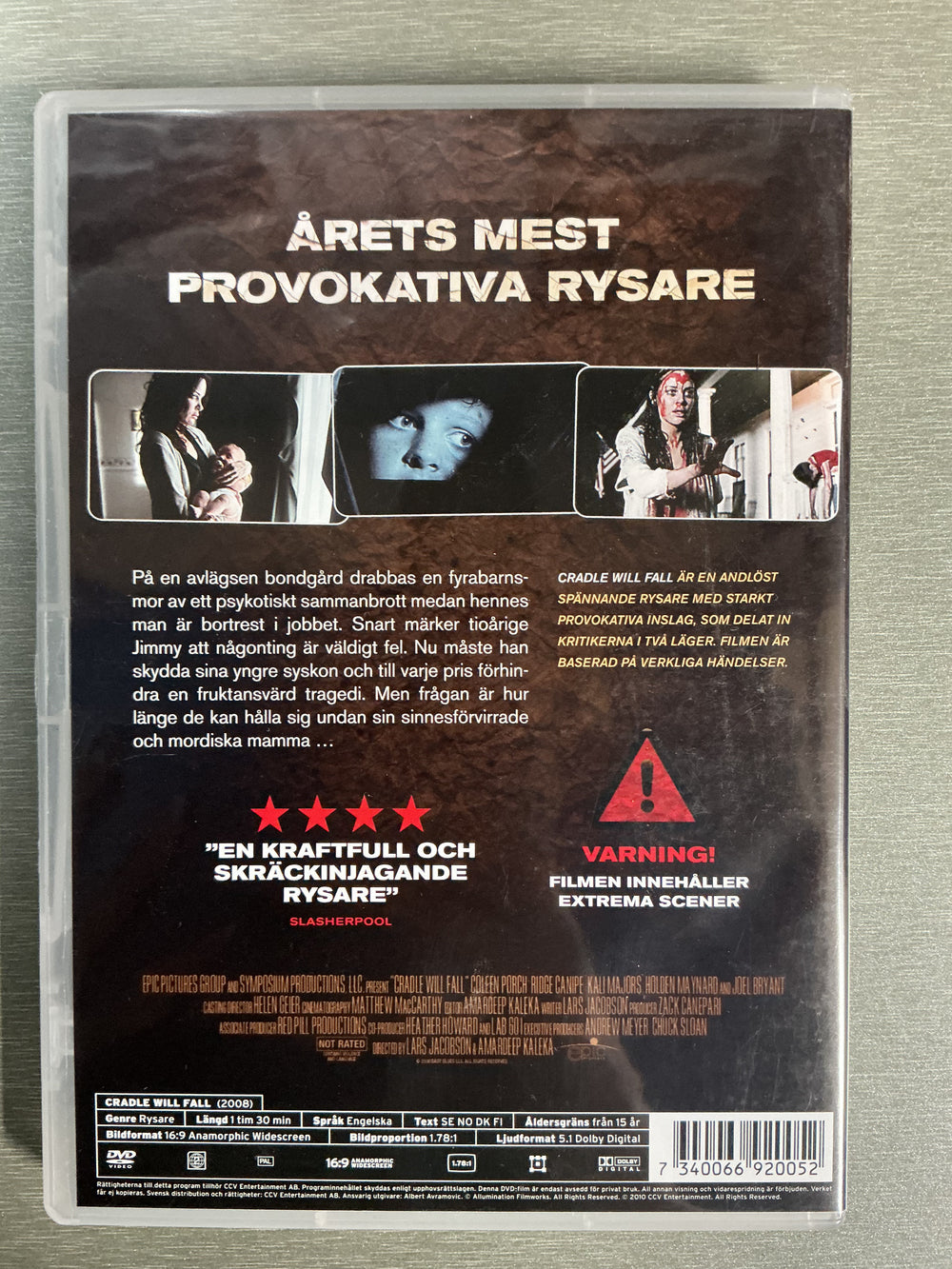 Cradle Will Fall (2008). DVD.