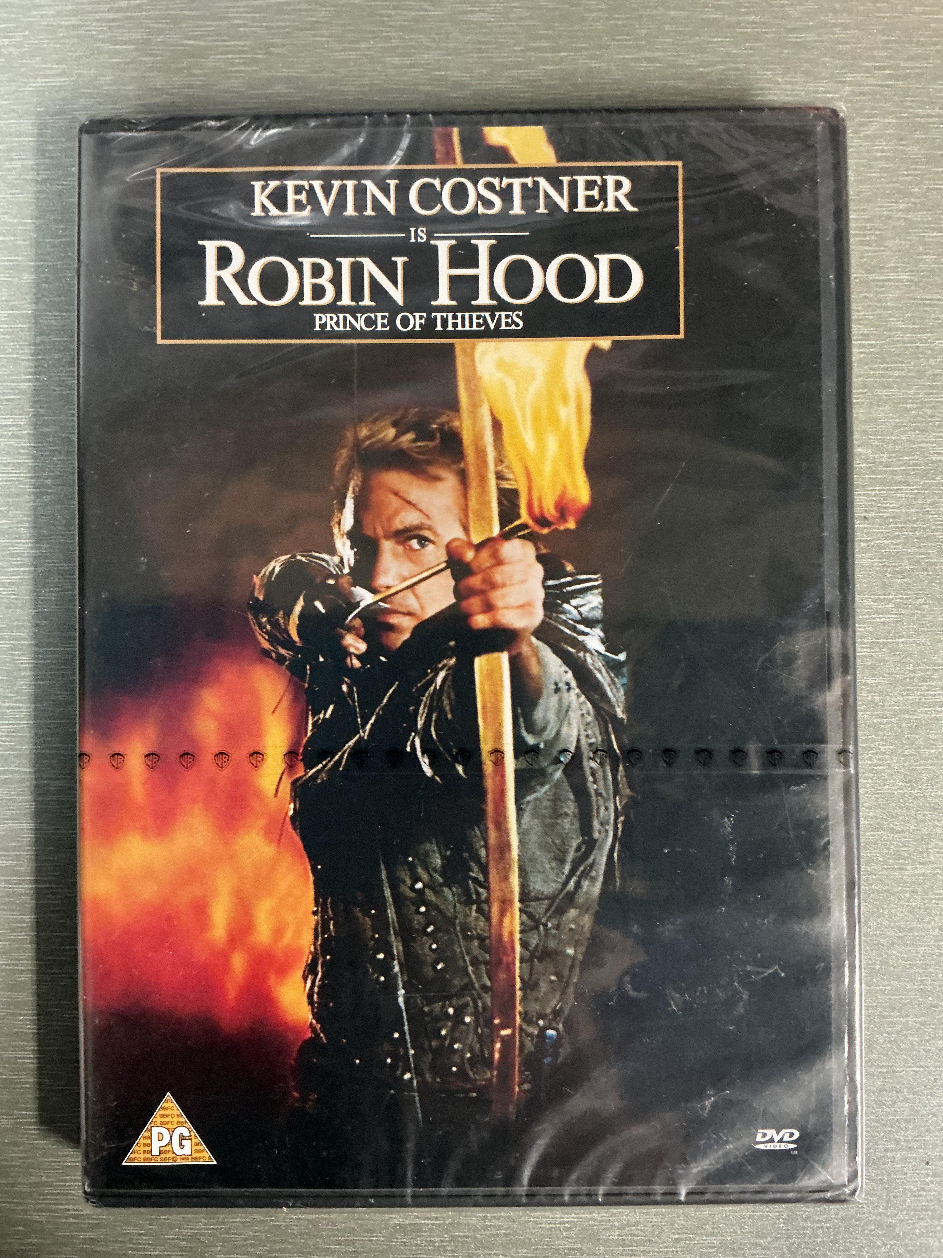 Robin Hood: Prince of Thieves (1991). DVD.