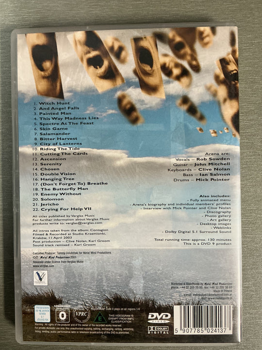 Arena: Caught in the Act (2003). DVD.