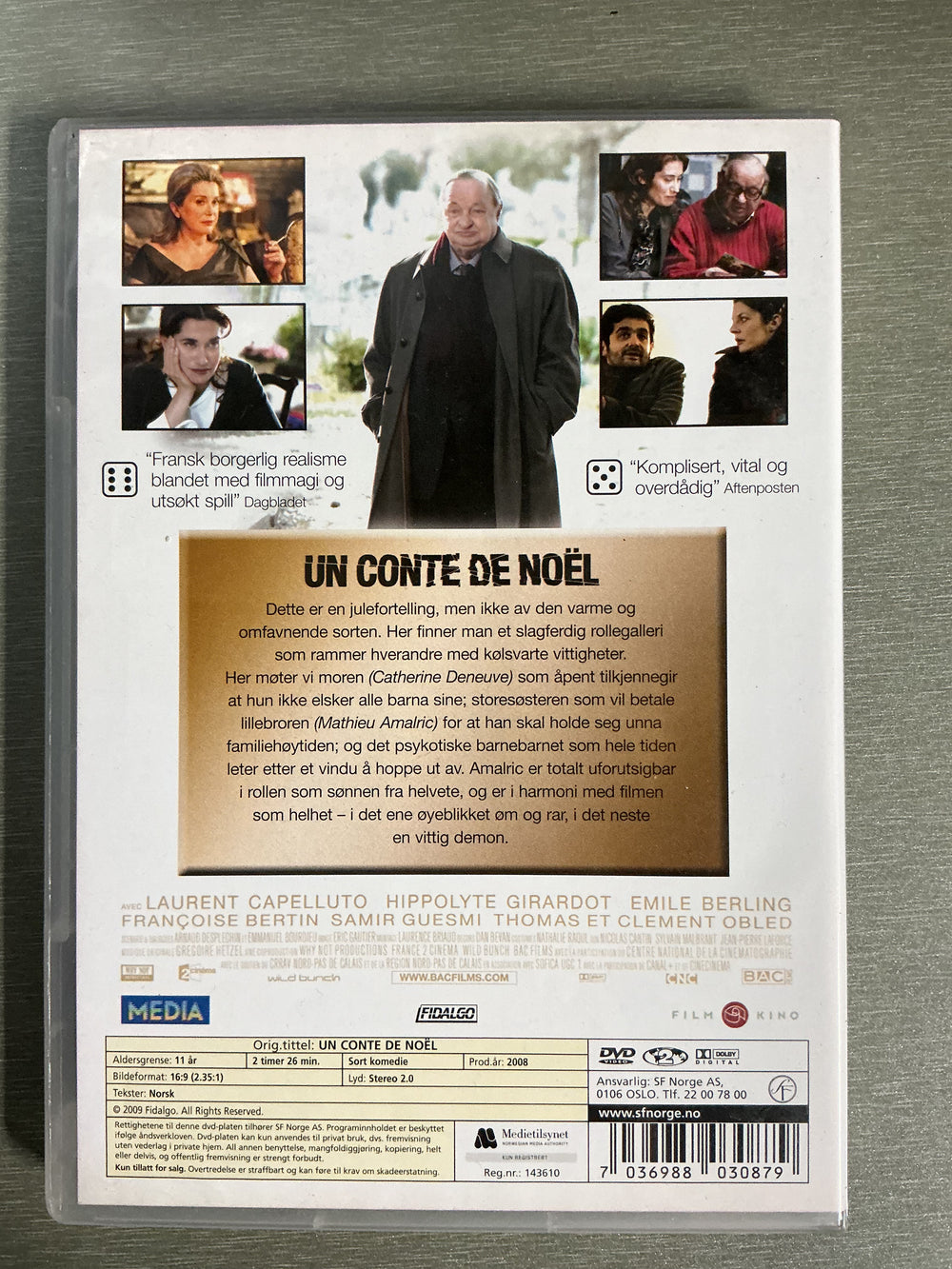 Un Conte de Noël (2008). DVD.