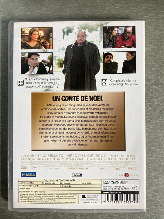 Un Conte de Noël (2008). DVD.