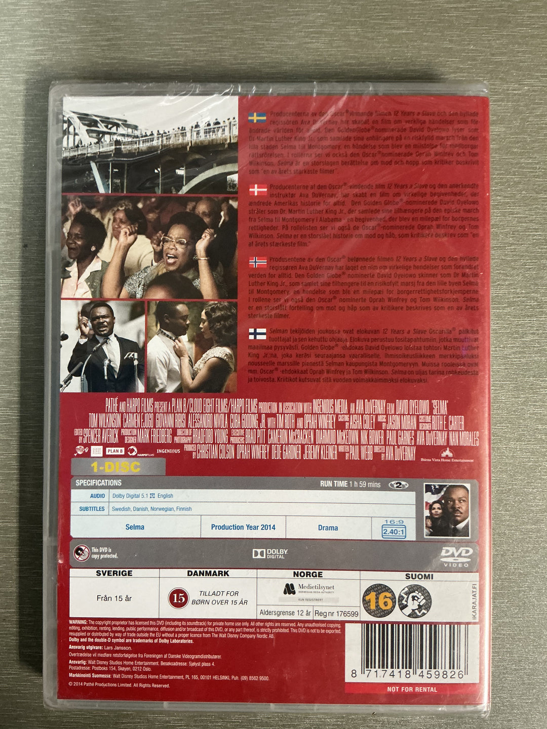 Selma (2014). DVD.