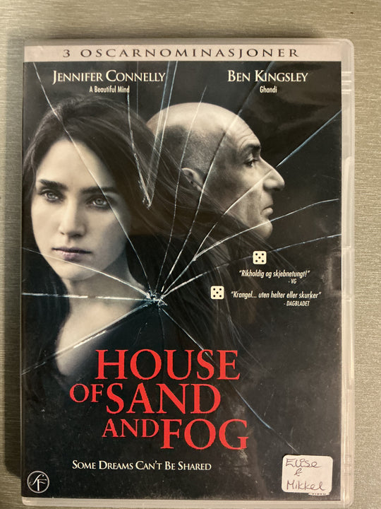 House of Sand and Fog (2003). DVD.
