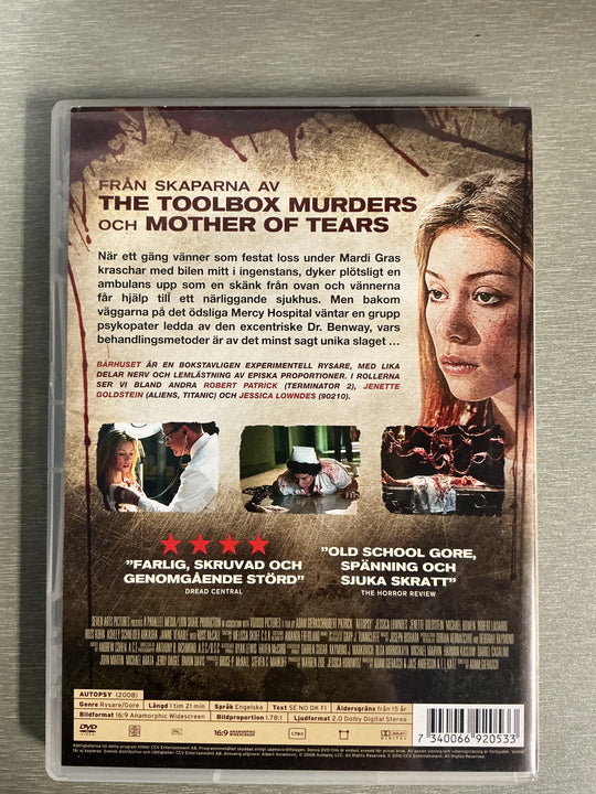 Bårhuset (Mortuary) (2005). DVD.