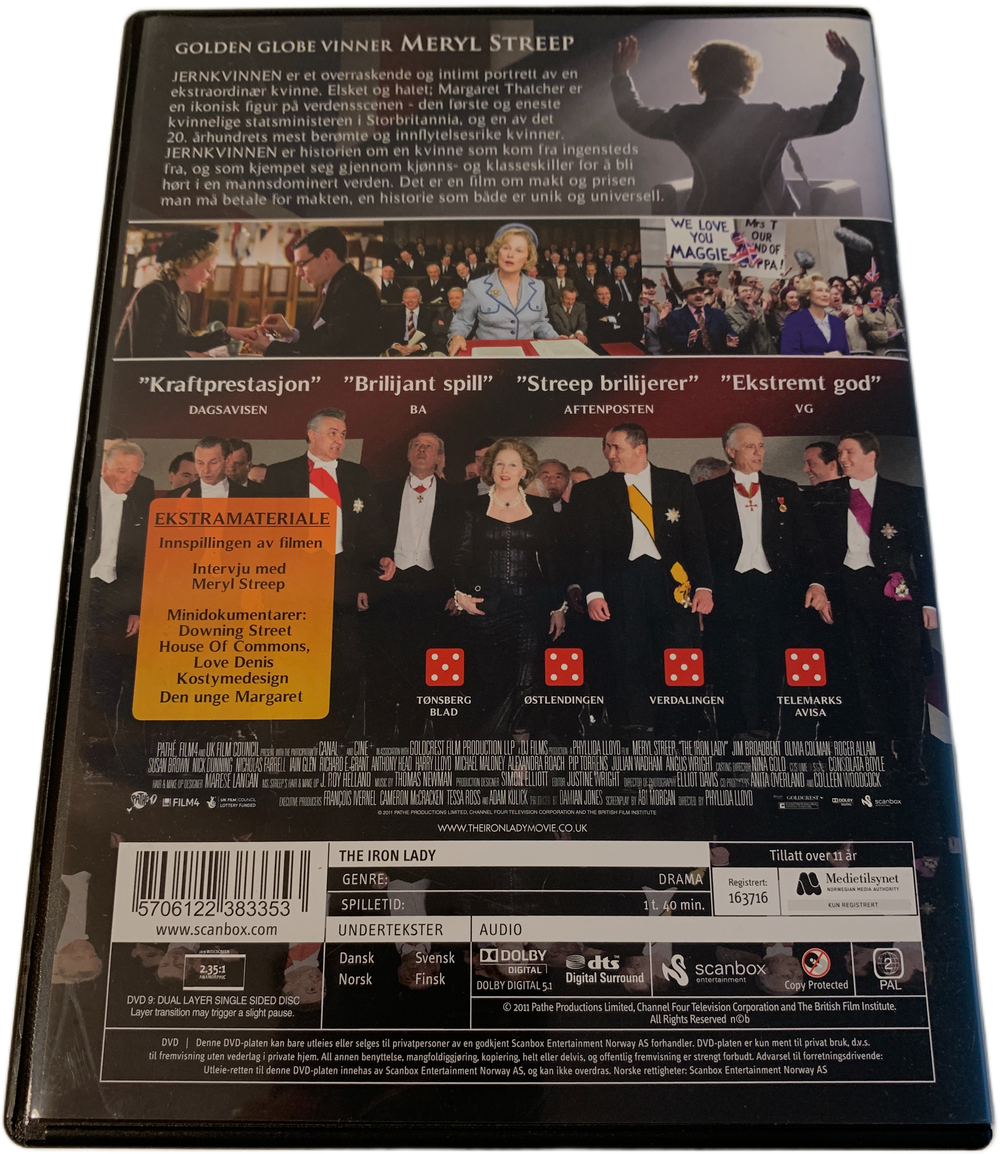 Jernkvinnen (2011). DVD.