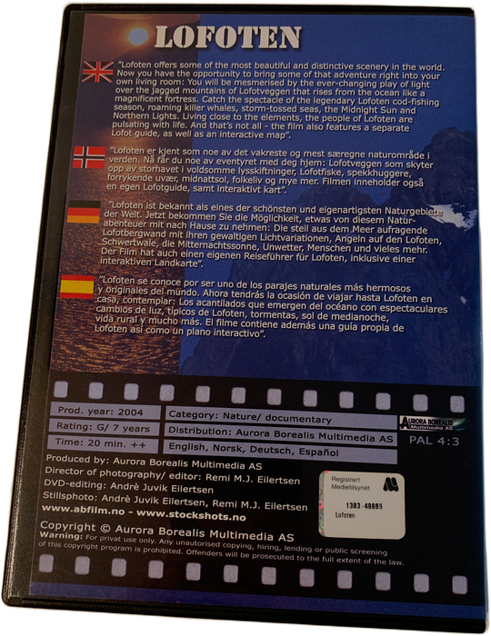 Lofoten (u.å.). DVD.