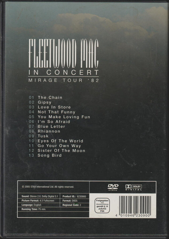 Fleetwood Mac: In Concert – Mirage Tour ‘82. 1982. DVD.