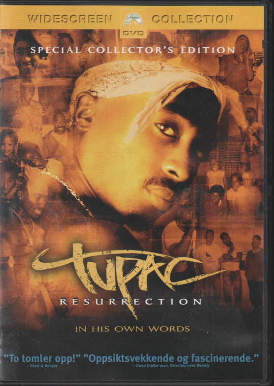 Tupac: Resurrection (2003). DVD.