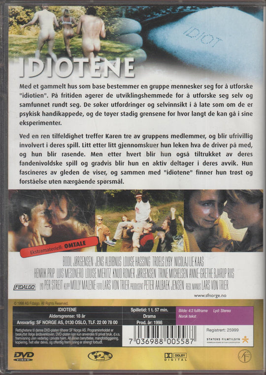 Idiotene (1998). DVD.