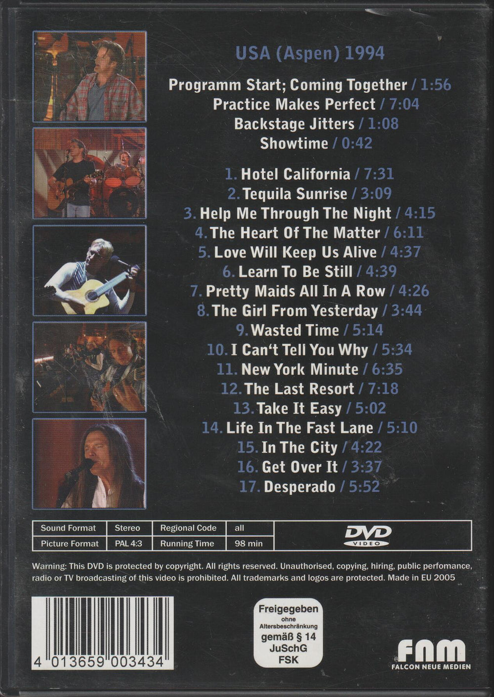 Eagles: Live. 2005. DVD.
