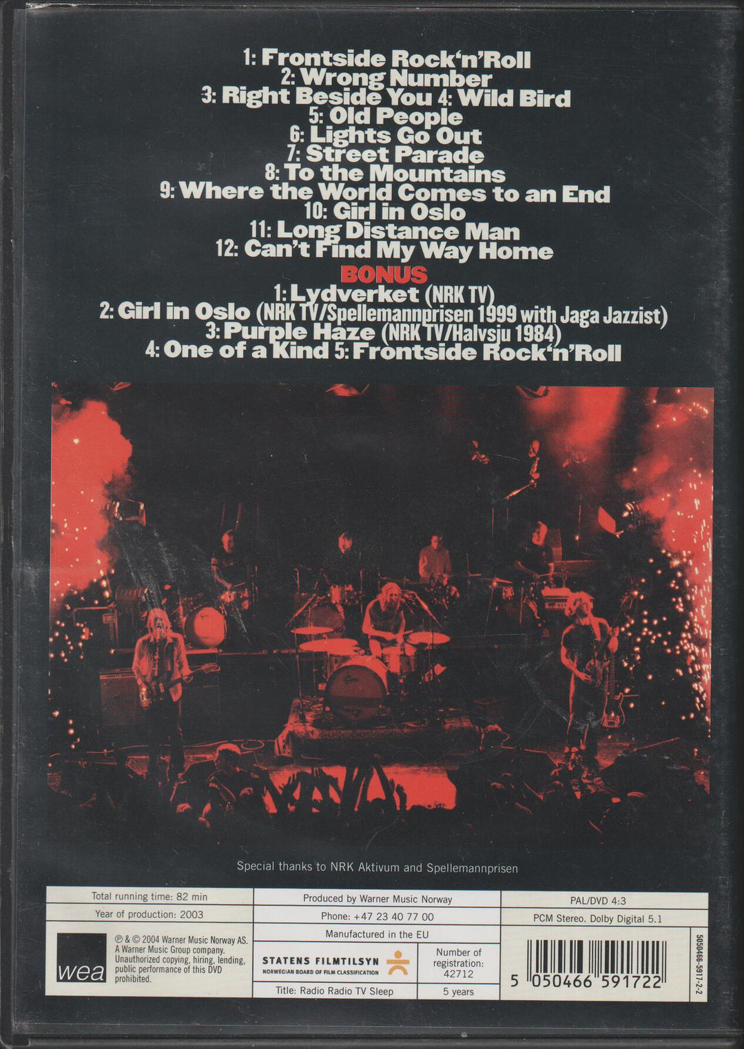 Bigbang: Radio Radio TV Sleep. 2003. DVD.