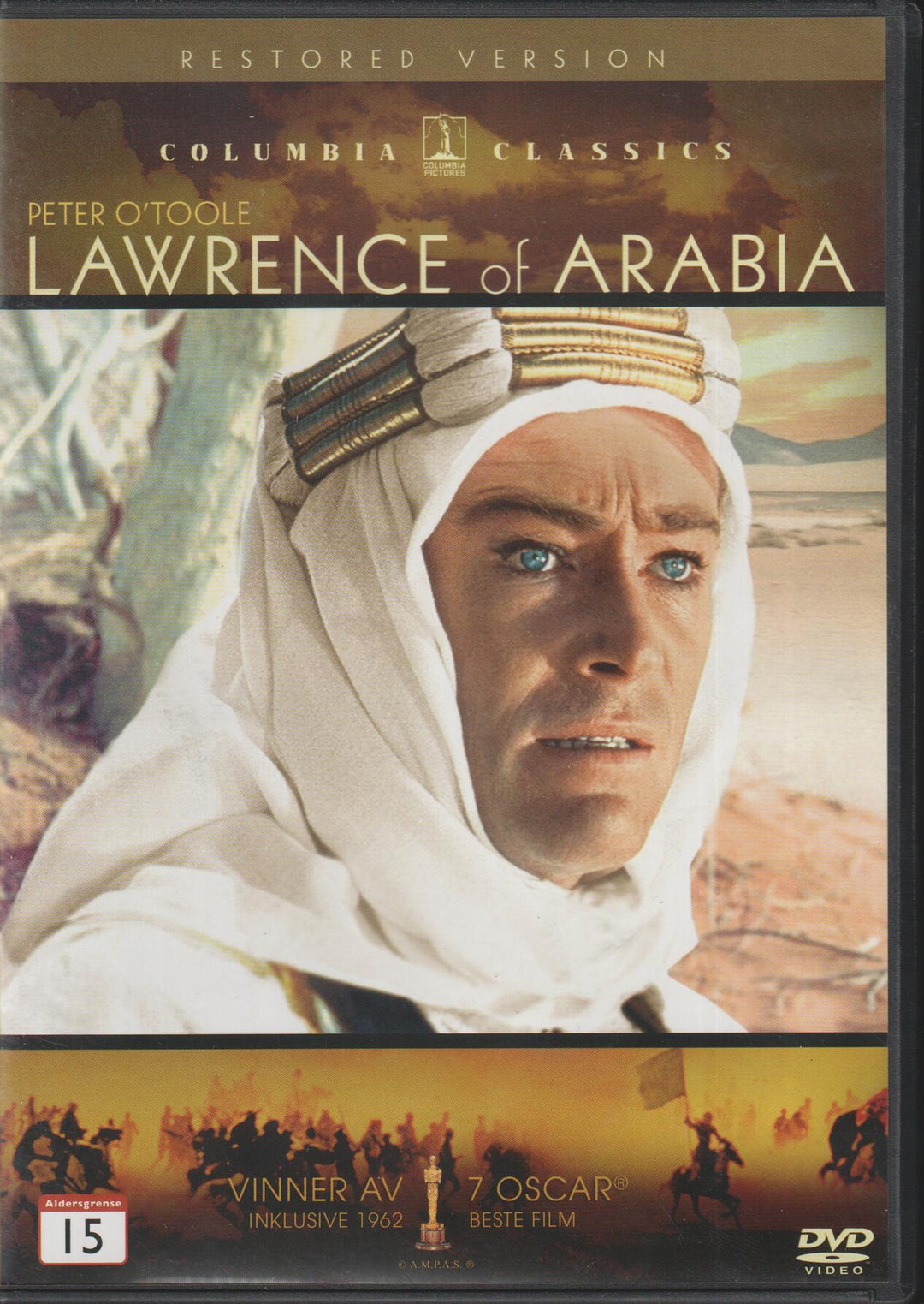 Lawrence of Arabia (1962). DVD.