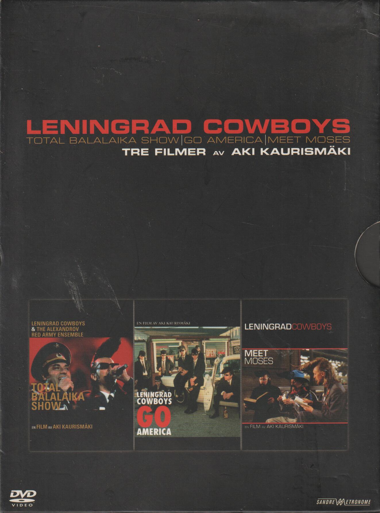 Leningrad Cowboys (Tre filmer) (1989-1994). DVD.