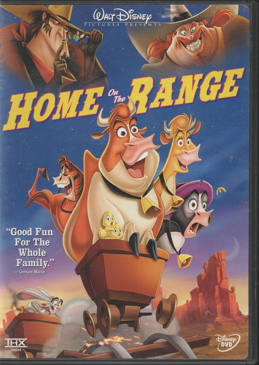 Q-gjengen (Home on the Range) (2004). DVD.