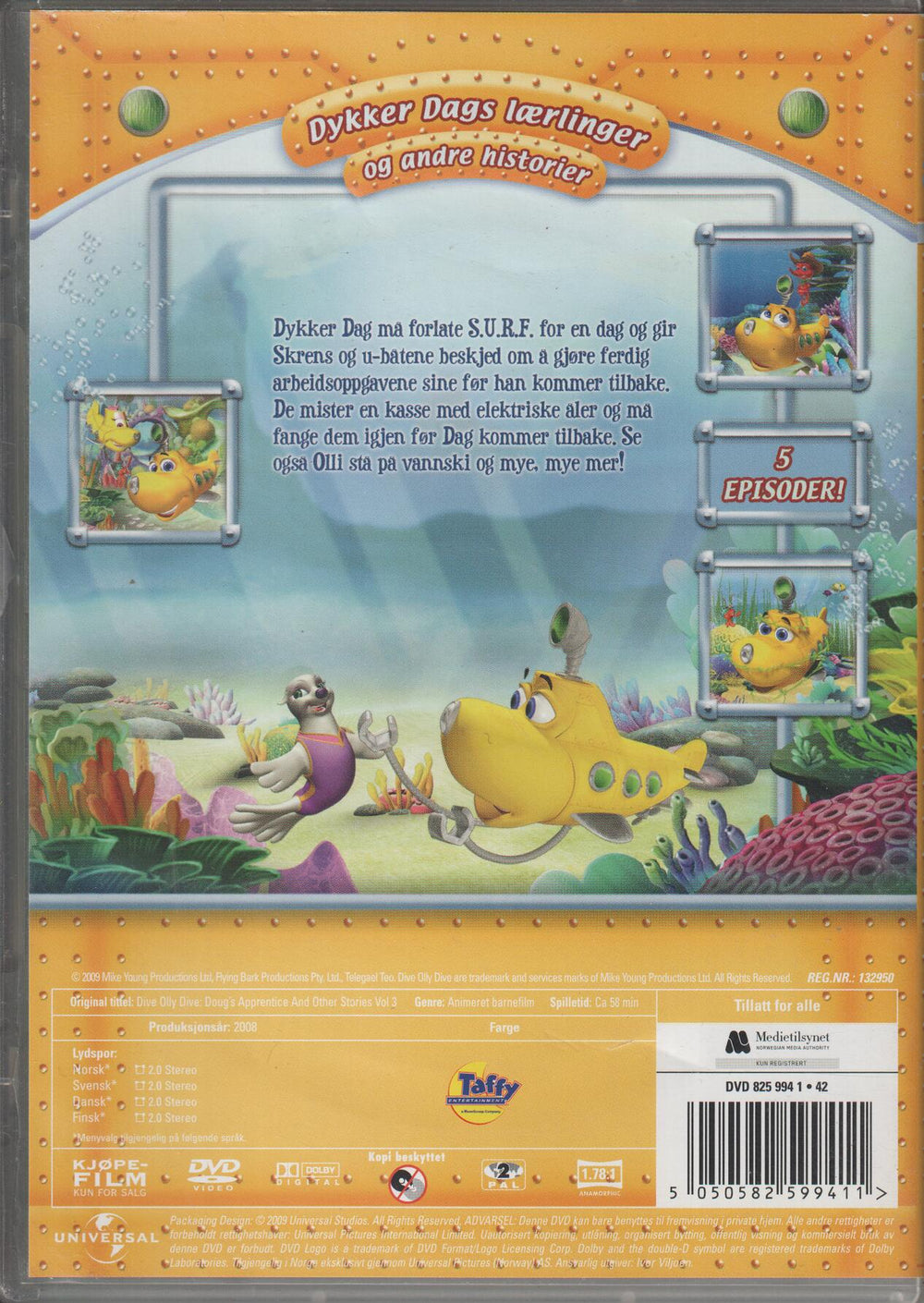 Dykk Olli Dykk!: Dykker Dags lærlinger Volum 3 (2006). DVD.