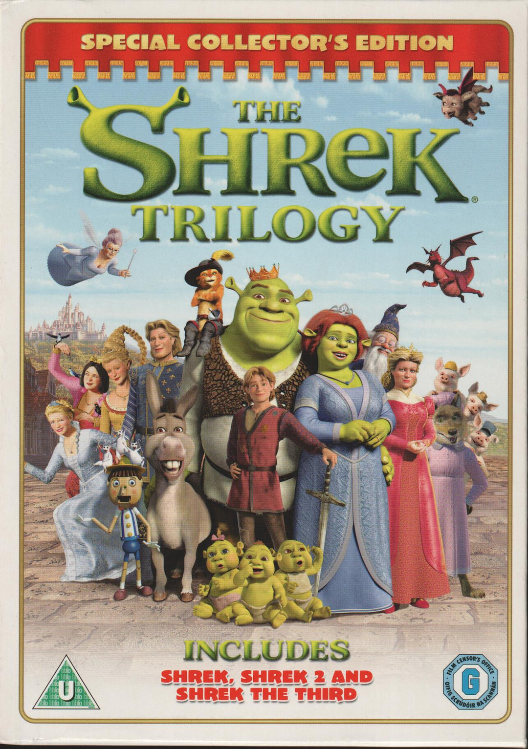 The Shrek Trilogy (2001-2007). DVD.