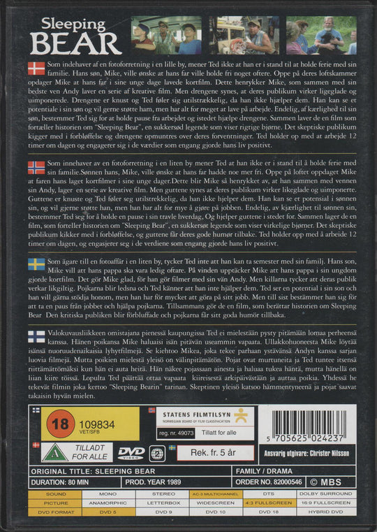 Sleeping Bear (1994). DVD.