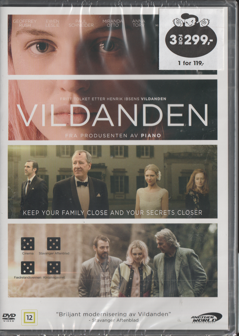 Vildanden. 2014. DVD. Ny i plast!
