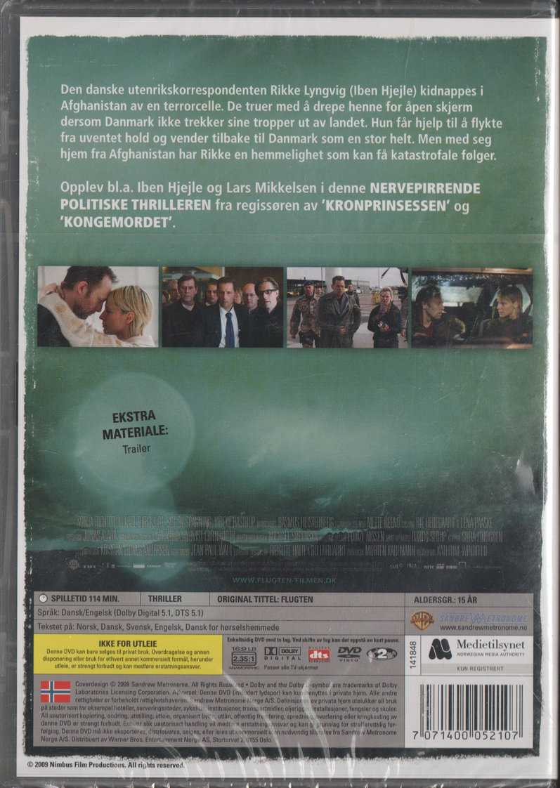 Flukten. 2009. DVD. Ny i plast!
