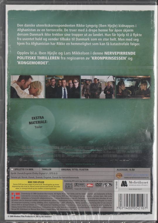 Flukten. 2009. DVD. Ny i plast!