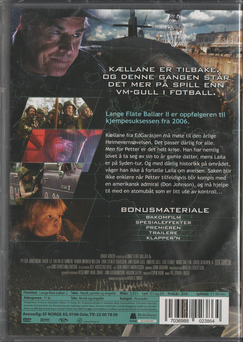 Lange Flate Ballær II. 2008. DVD. Ny i plast!