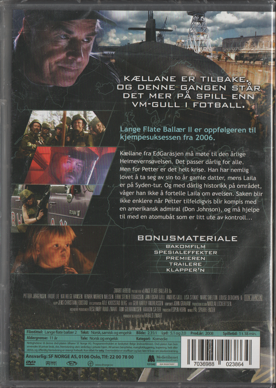Lange Flate Ballær II. 2008. DVD. Ny i plast!