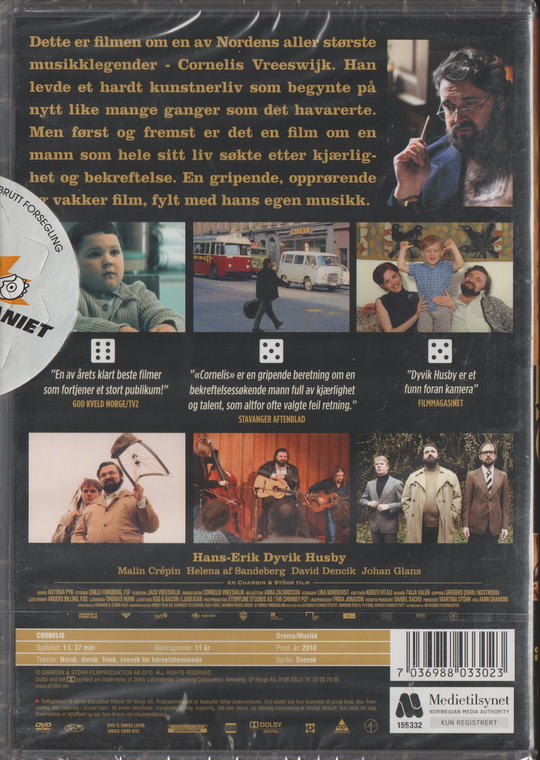 Cornelis. 2010. DVD. Ny i plast!
