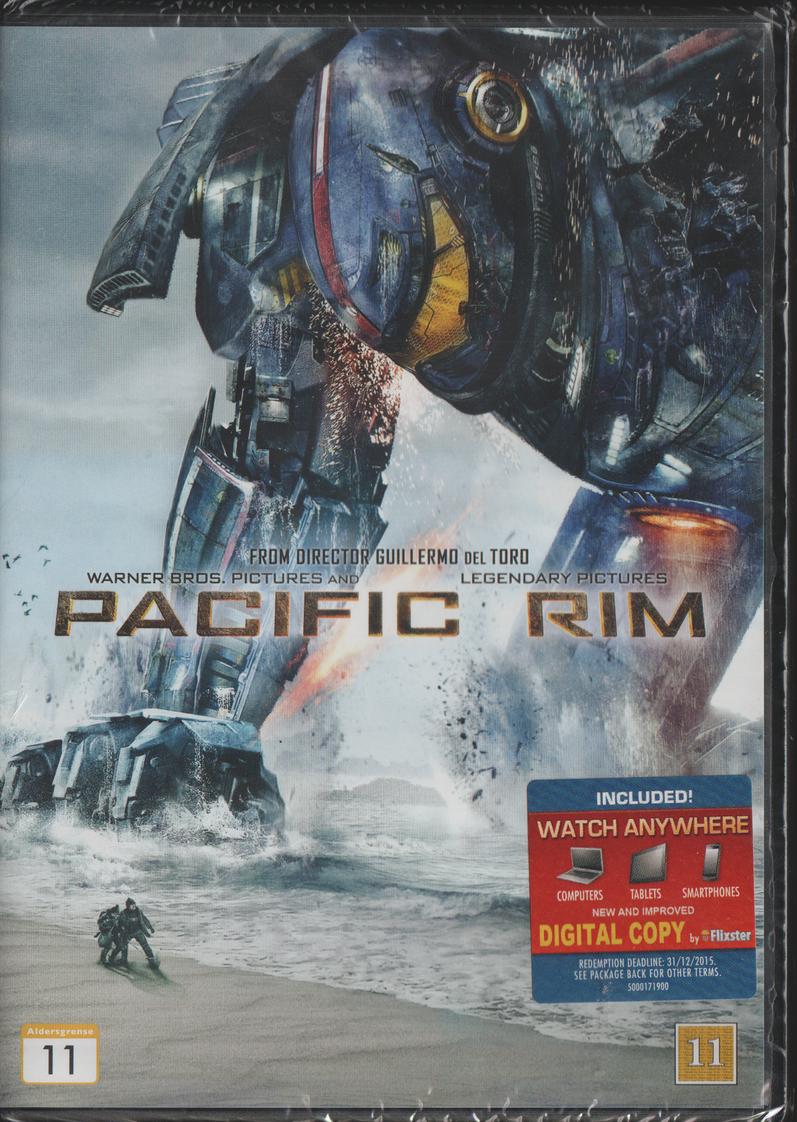Pacific Rim. 2013. DVD. Ny i plast!