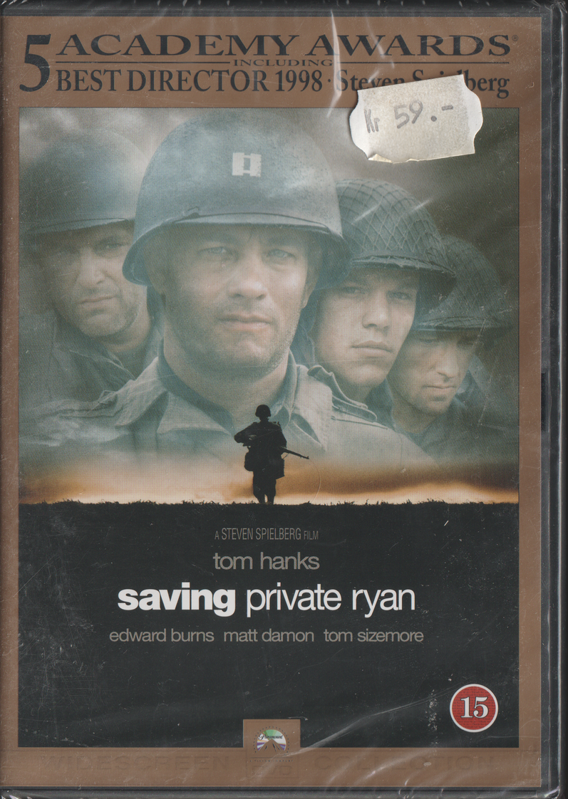 Saving Private Ryan (1998). DVD. Ny i plast!