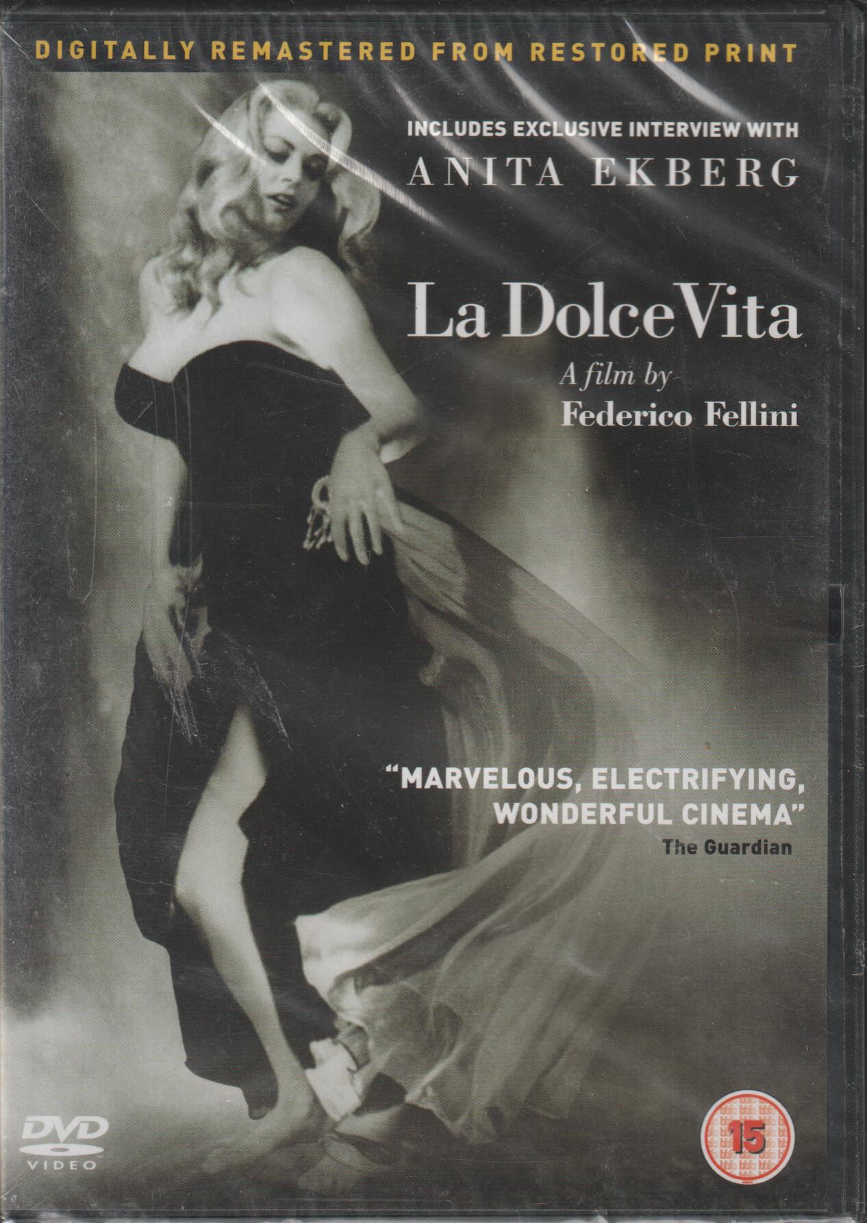 La Dolce Vita (1960). DVD. Ny i plast!