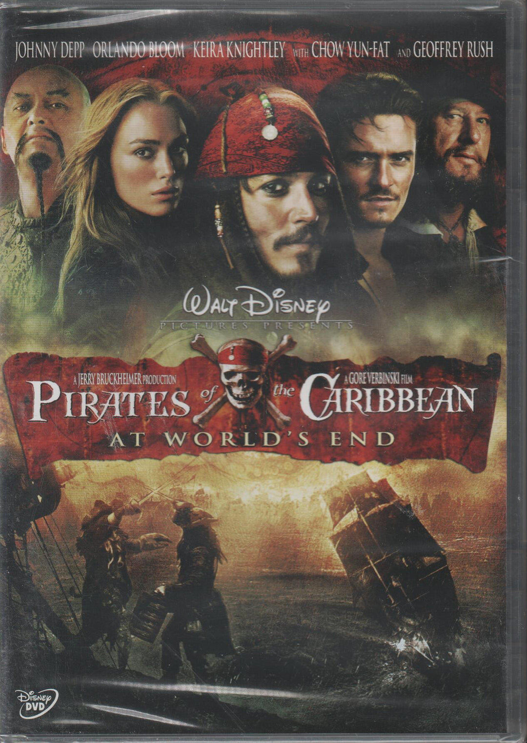 Pirates of the Caribbean: At World's End (2007). DVD. Ny i plast!