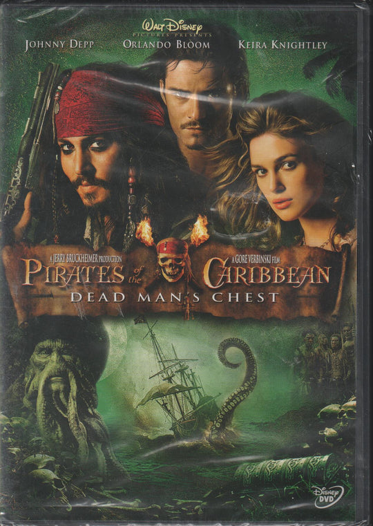 Pirates of the Caribbean: Dead Man's Chest (2006). DVD. Ny i plast!