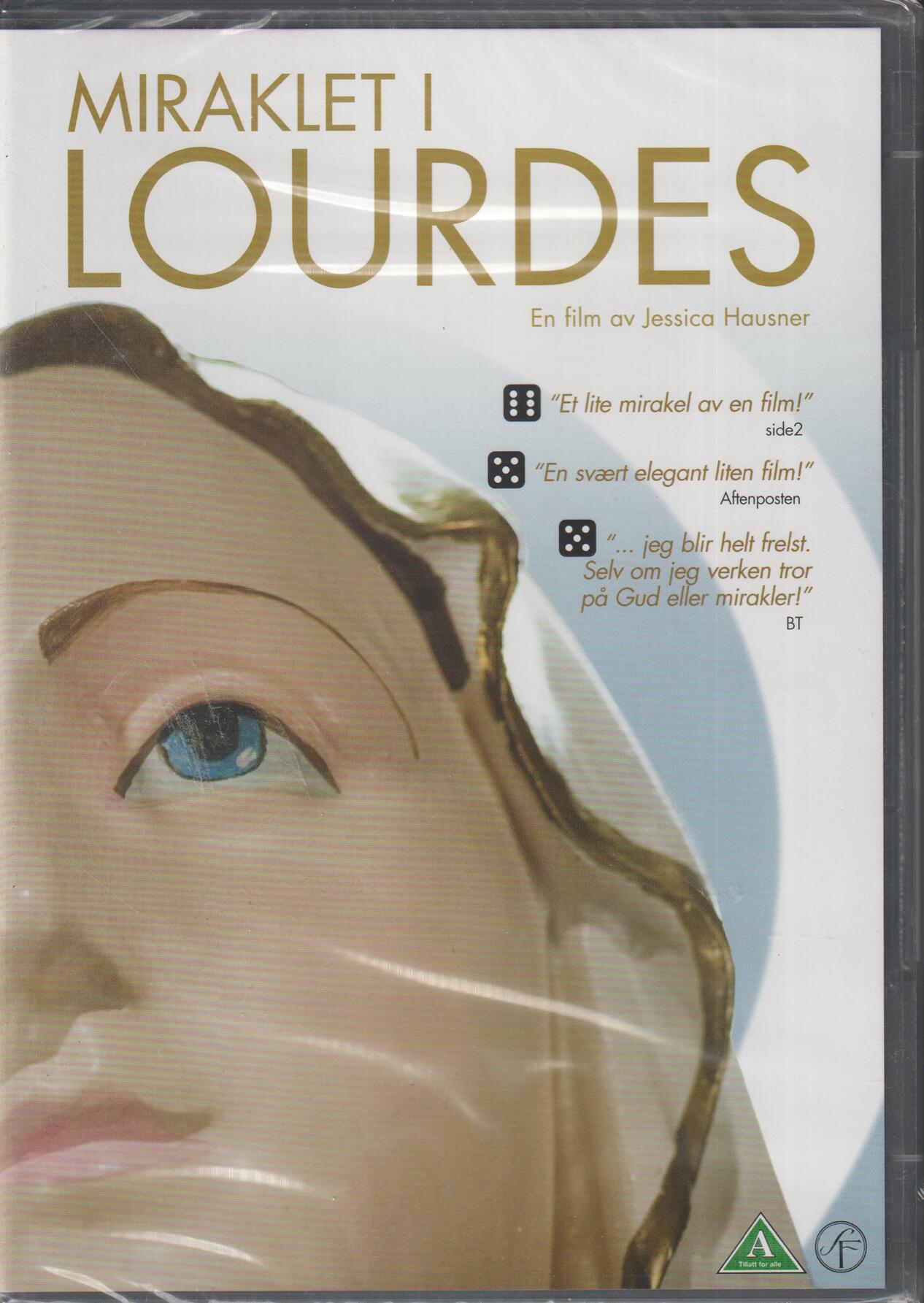 Miraklet i Lourdes (2009). DVD. Ny i plast!