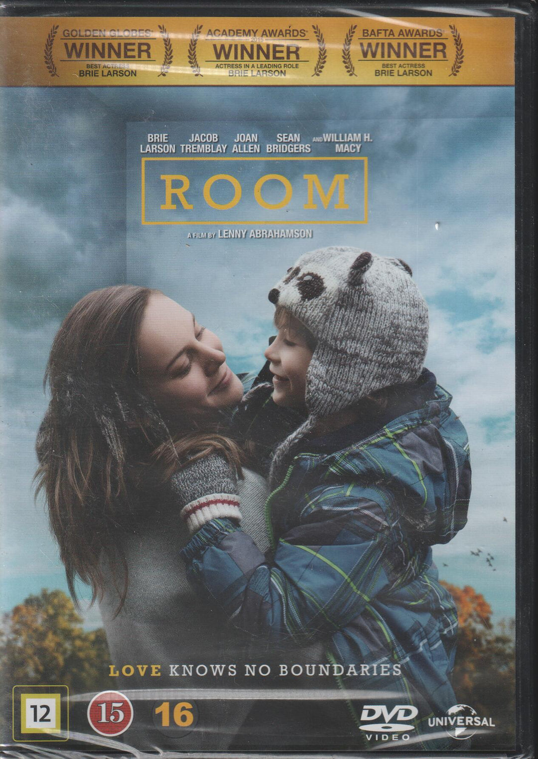 Room. 2015. DVD. Ny i plast!